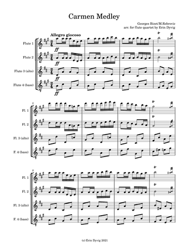 Carmen (arr. Erin Dyvig)