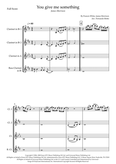 You Give Me Something (arr. Fernando Britto)