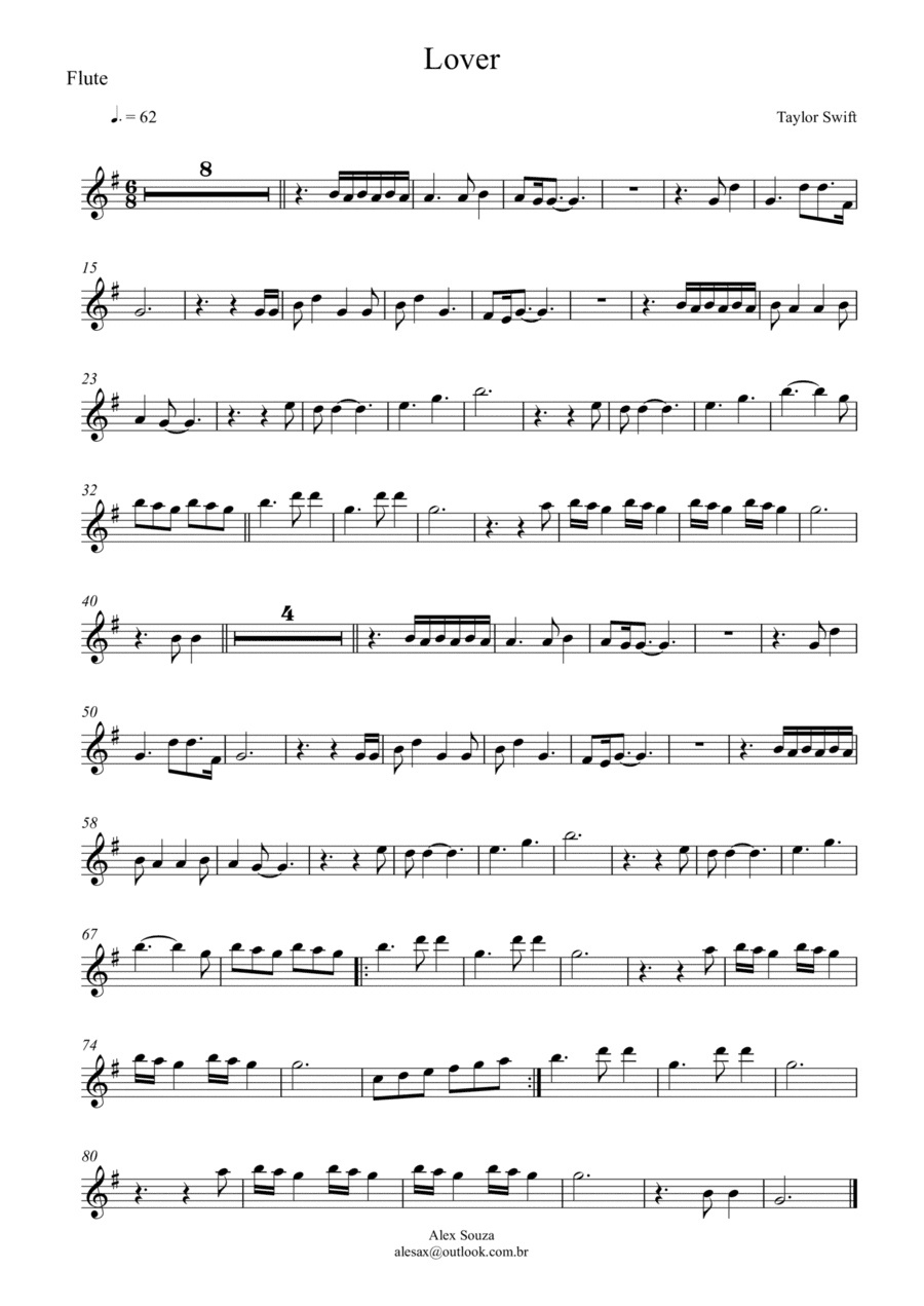 Lover (arr. Alex Souza)
