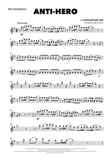 Anti-hero (arr. Tiago Cordeiro)