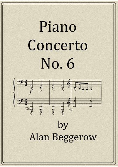 Piano Concerto No. 6 (score only)