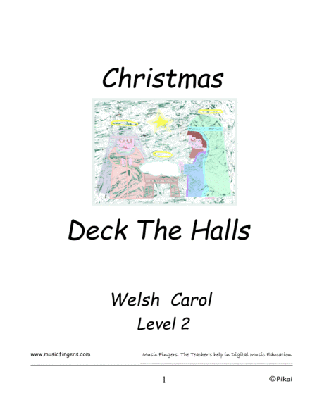 Deck The Halls. Lev. 2. (arr. Music Fingers)