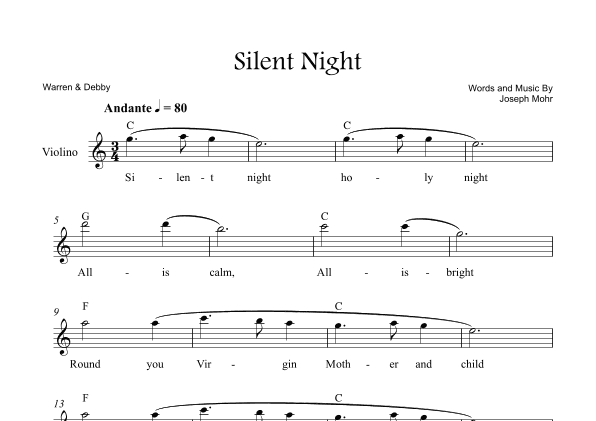 Silent Night (arr. Warren & Debby)