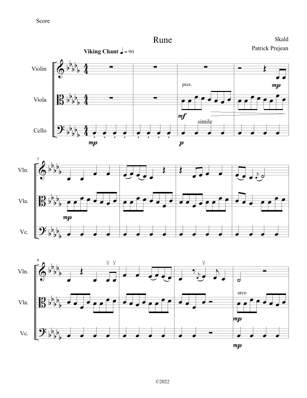 Run (arr. Patrick Prejean)