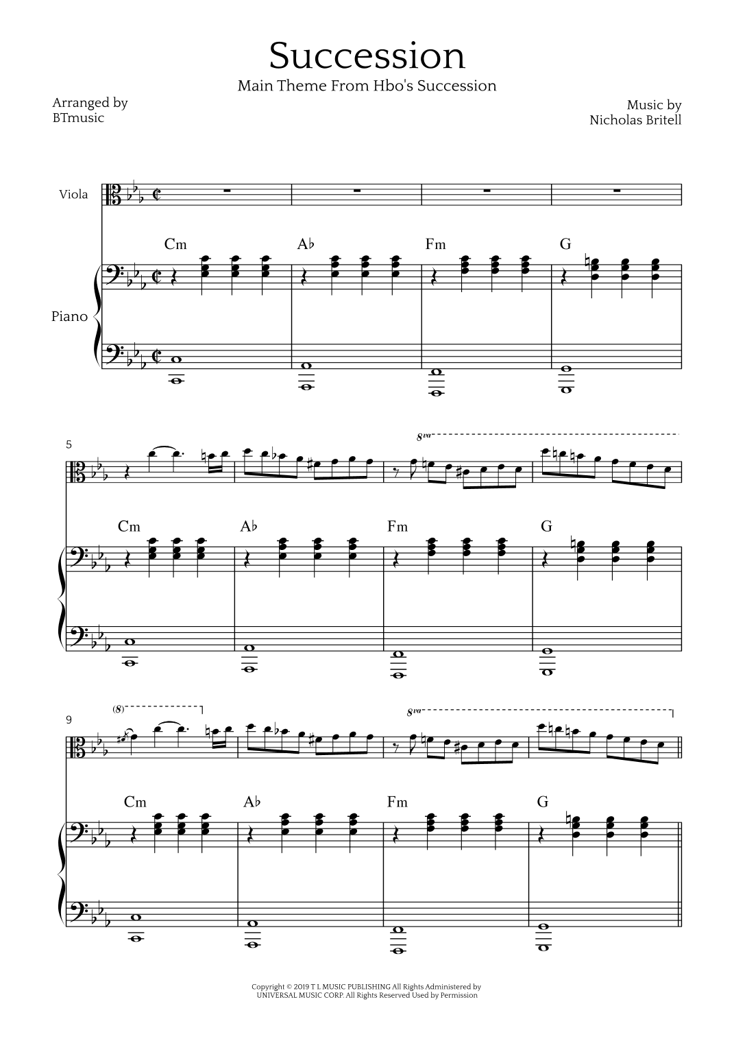 Succession Theme (arr. BTmusic)
