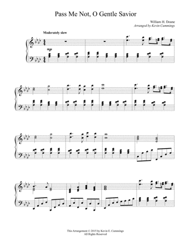 Pass Me Not, O Gentle Savior (arr. Kevin Cummings)