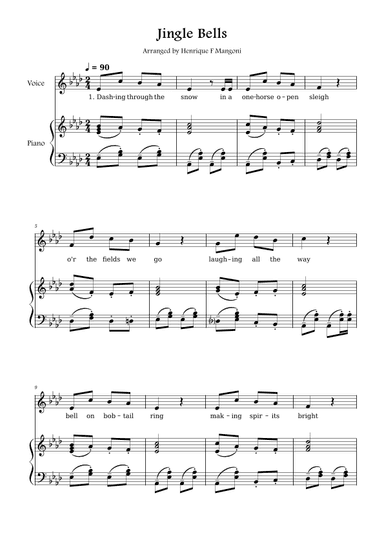 Jingle Bells (arr. Henrique F Mangoni)