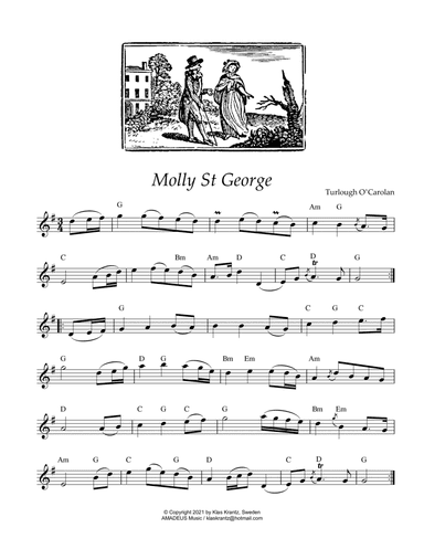 Molly st George (lead sheet with chords) (arr. K. Krantz)