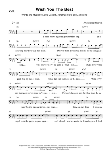 Wish You The Best (arr. Michael Habrom)