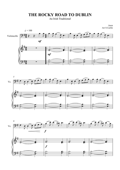 The Rocky Road to Dublin (arr. SCMusic)
