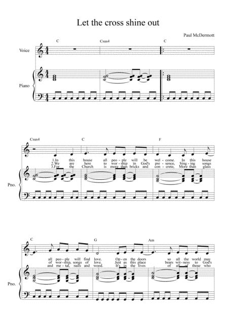 Let the cross shine out