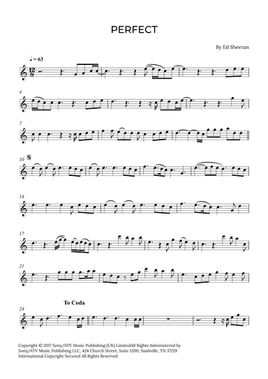 Perfect (arr. Alex Nunes Rodrigues)