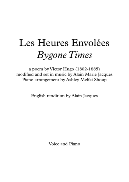 Les heures envolées