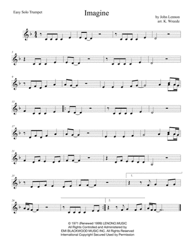 Imagine (arr. K. Wreede)
