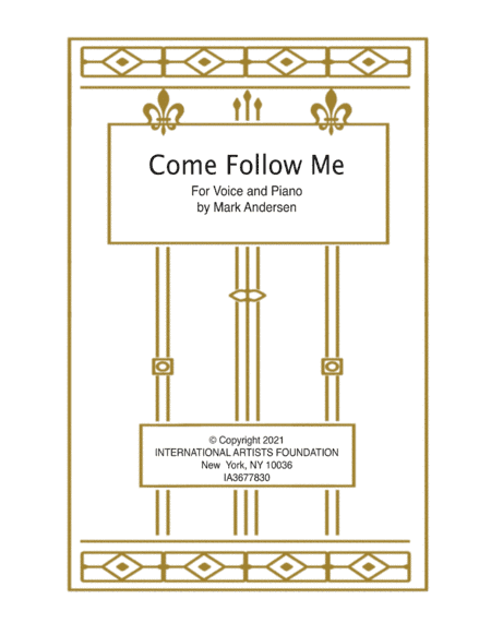 Come Follow Me for Voice and Piano