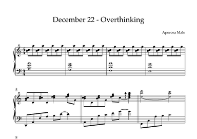 December 22 - Overthinking