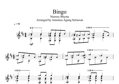 Bingo (arr. Antonius Agung Setiawan)
