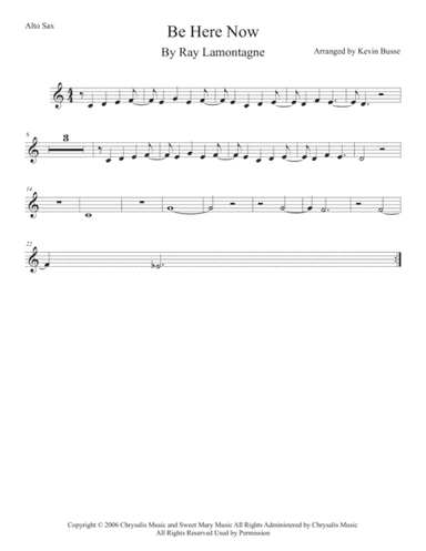 Be Here Now (arr. Kevin Busse)