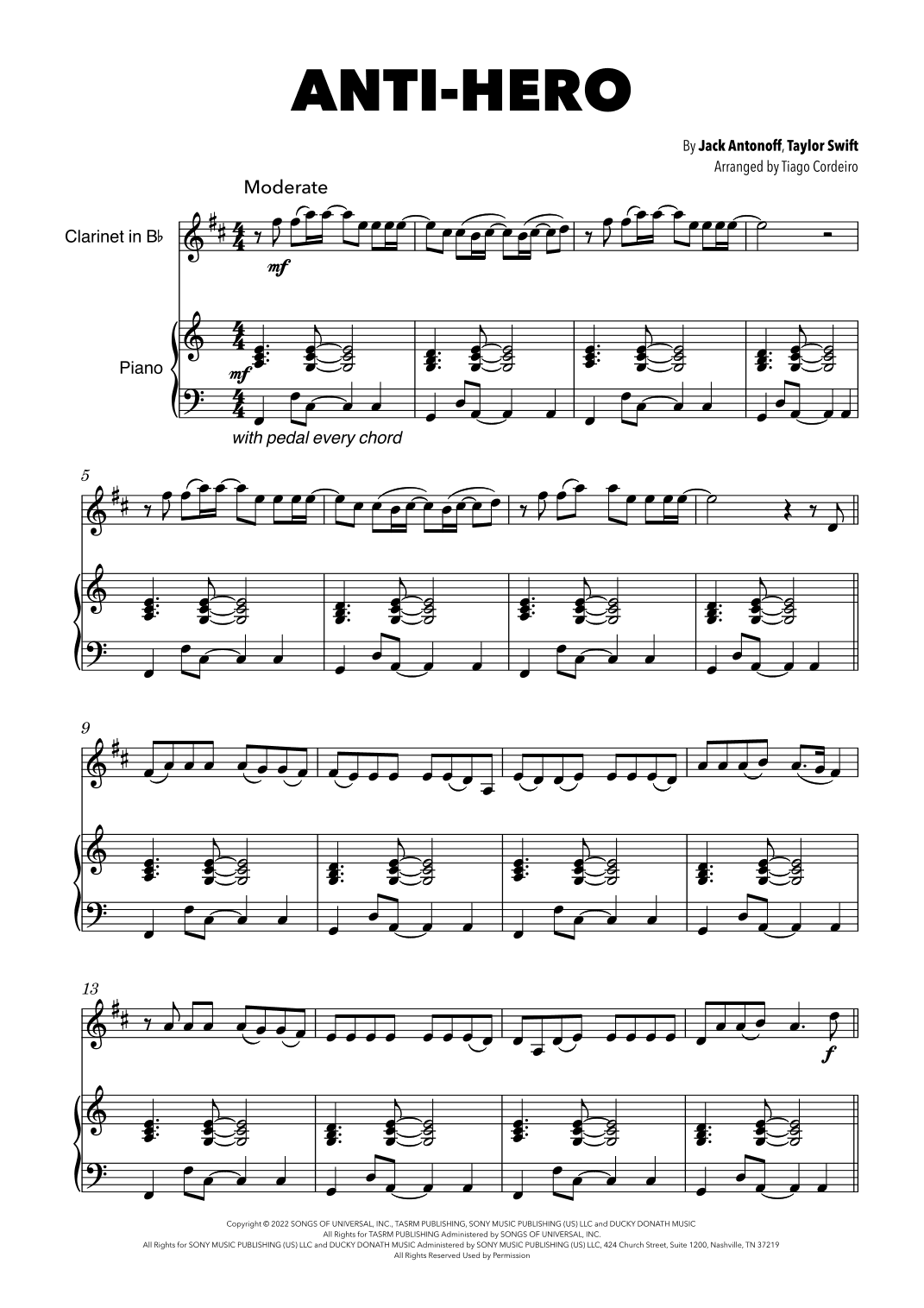 Anti-hero (arr. Tiago Cordeiro)