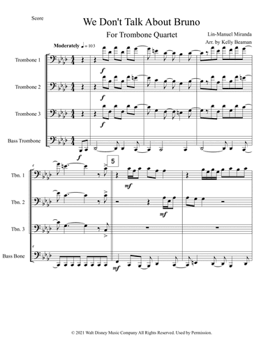 We Don't Talk About Bruno (arr. Kelly Beaman)