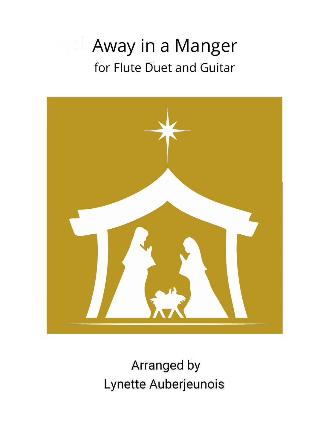 Away in a Manger - Flute Duet with Guitar Chords (arr. Lynette Auberjeunois)