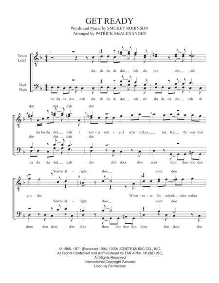 Get Ready (arr. Patrick McAlexander)