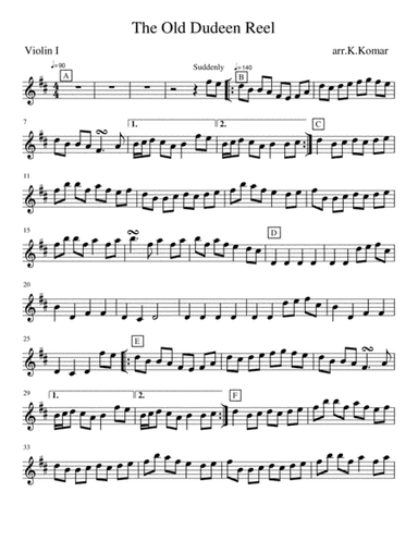 The Old Dudeen Reel (irish folk) (arr. K.Komar)