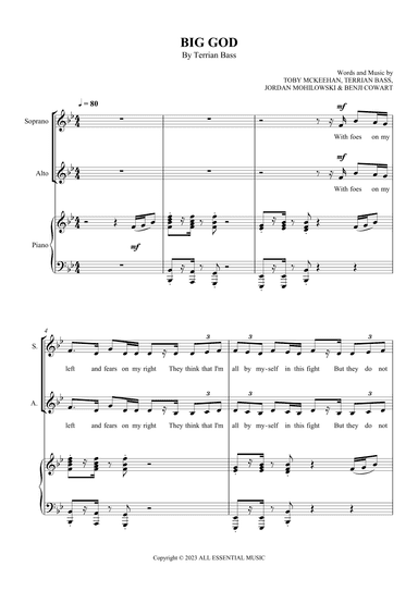 Big God (arr. SCMusic)