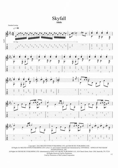 Skyfall (arr. Hugo Neves)