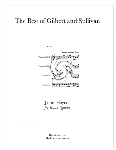 The Best of Gilbert and Sullivan (arr. James Haynor)