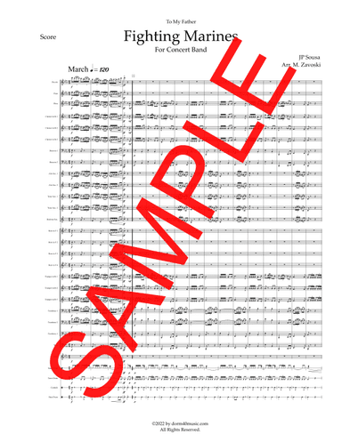 Fighting Marines (arr. M. Zavoski)