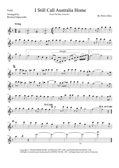 I Still Call Australia Home (arr. Adelaide String Duo)