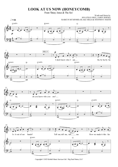 Look At Us Now (honeycomb) (arr. S Carlile)