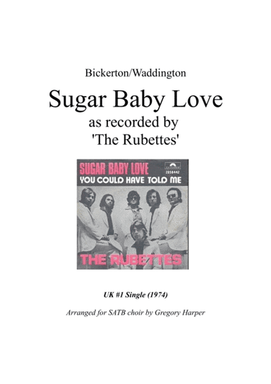 Sugar Baby Love (arr. Gregory John Harper)