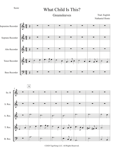 What Child is This? (Greensleeves) (arr. Nathaniel Hontz)