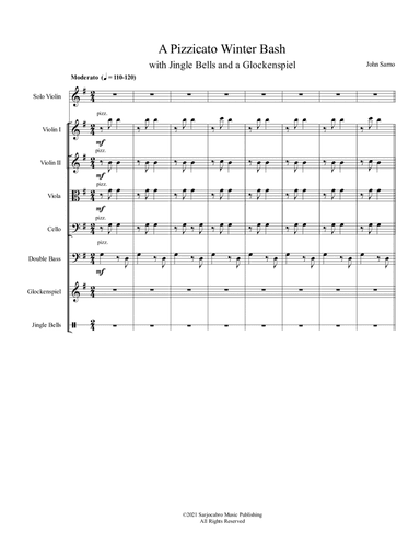 A Pizzicato Winter Bash (arr. jtsarno publishing)