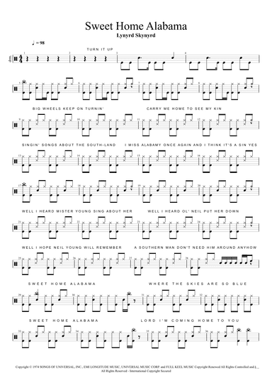 Sweet Home Alabama (arr. Cyril Mayer)