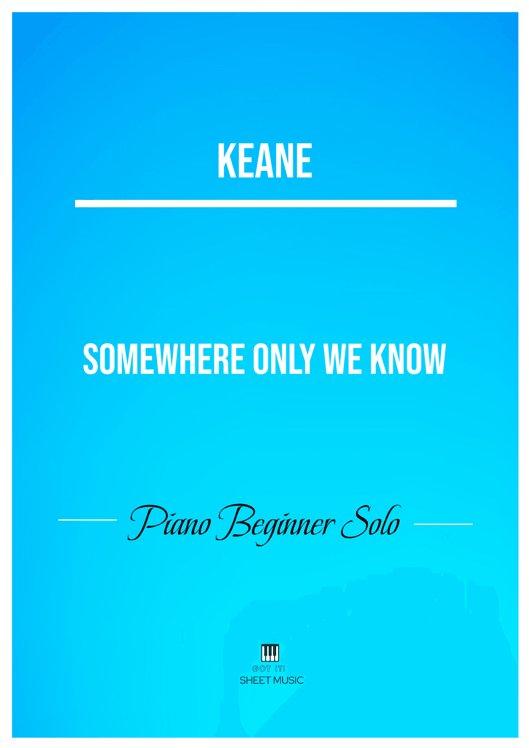 Somewhere Only We Know (arr. André Santos)
