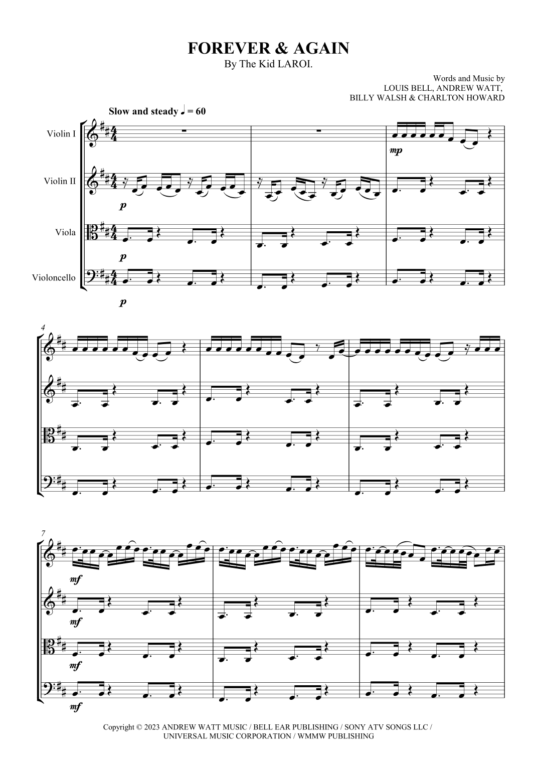 Forever & Again (arr. SCMusic)