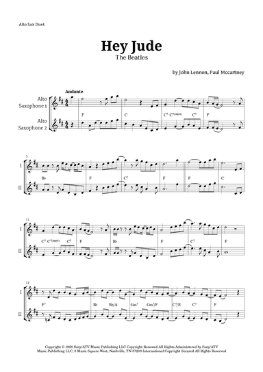 Hey Jude (arr. Langanho)