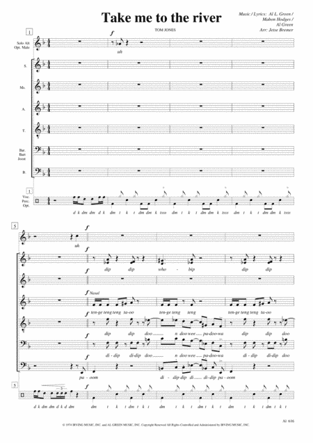 Take Me To The River (arr. Jetse Bremer)