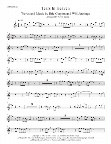 Tears In Heaven (arr. Kevin Busse)
