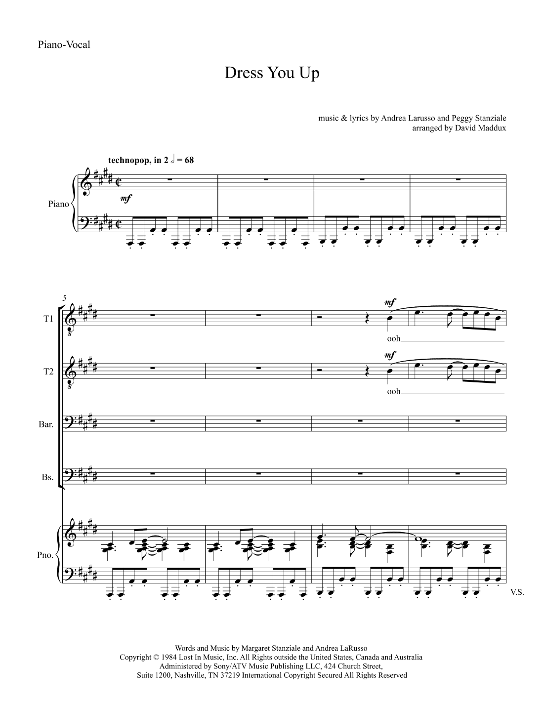 Dress You Up (arr. David Maddux)