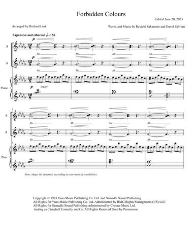 Forbidden Colours (arr. Richard Link)