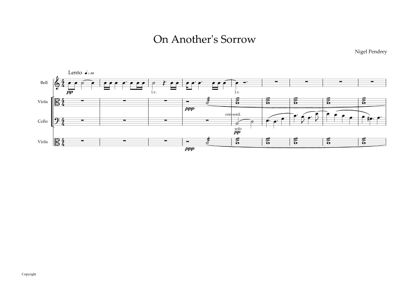 On Another's Sorrow