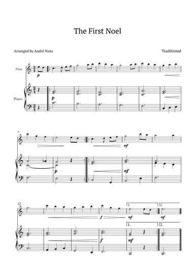 The First Noel (arr. André Nusa)