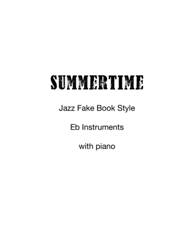 Summertime (arr. Brad Reid)