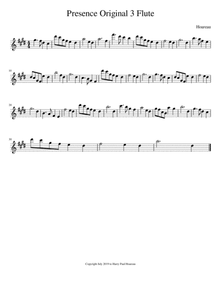 Presence Original 3 Flute