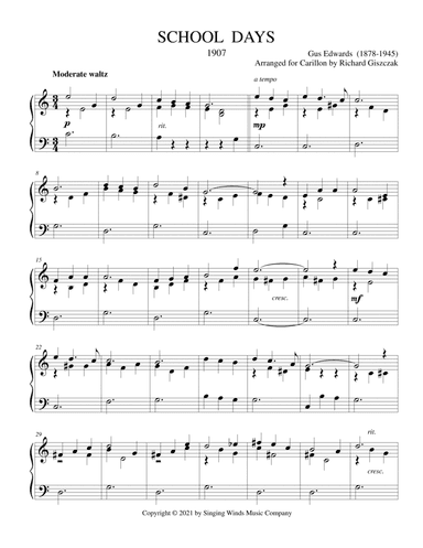 School Days (arr. Richard Giszczak)