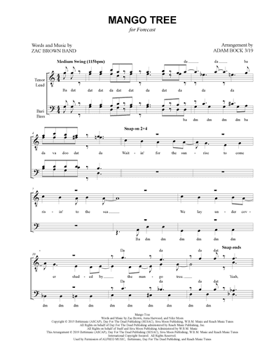 Mango Tree (arr. Adam Bock)